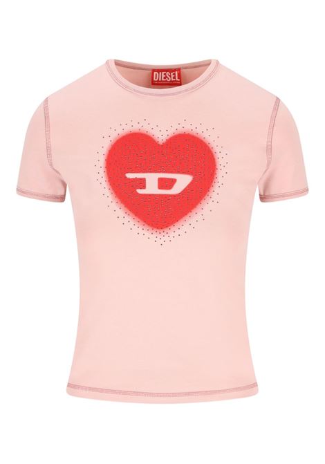 t-shirt uncuties long s5 donna rosa DIESEL | A20980 0QHHA33L